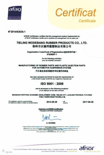 ISO9001认证(中文)